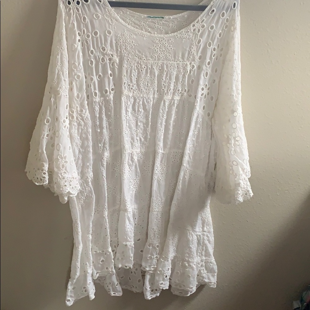 Johnny Was - Gorgeous eyelet tunic